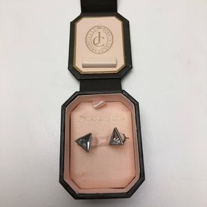 Juicy Couture Triangle Gem Earrings
